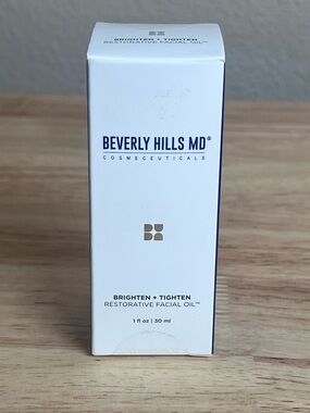 Beverly Hills MD Brighten + Tighten Facial Oil 1oz NIB